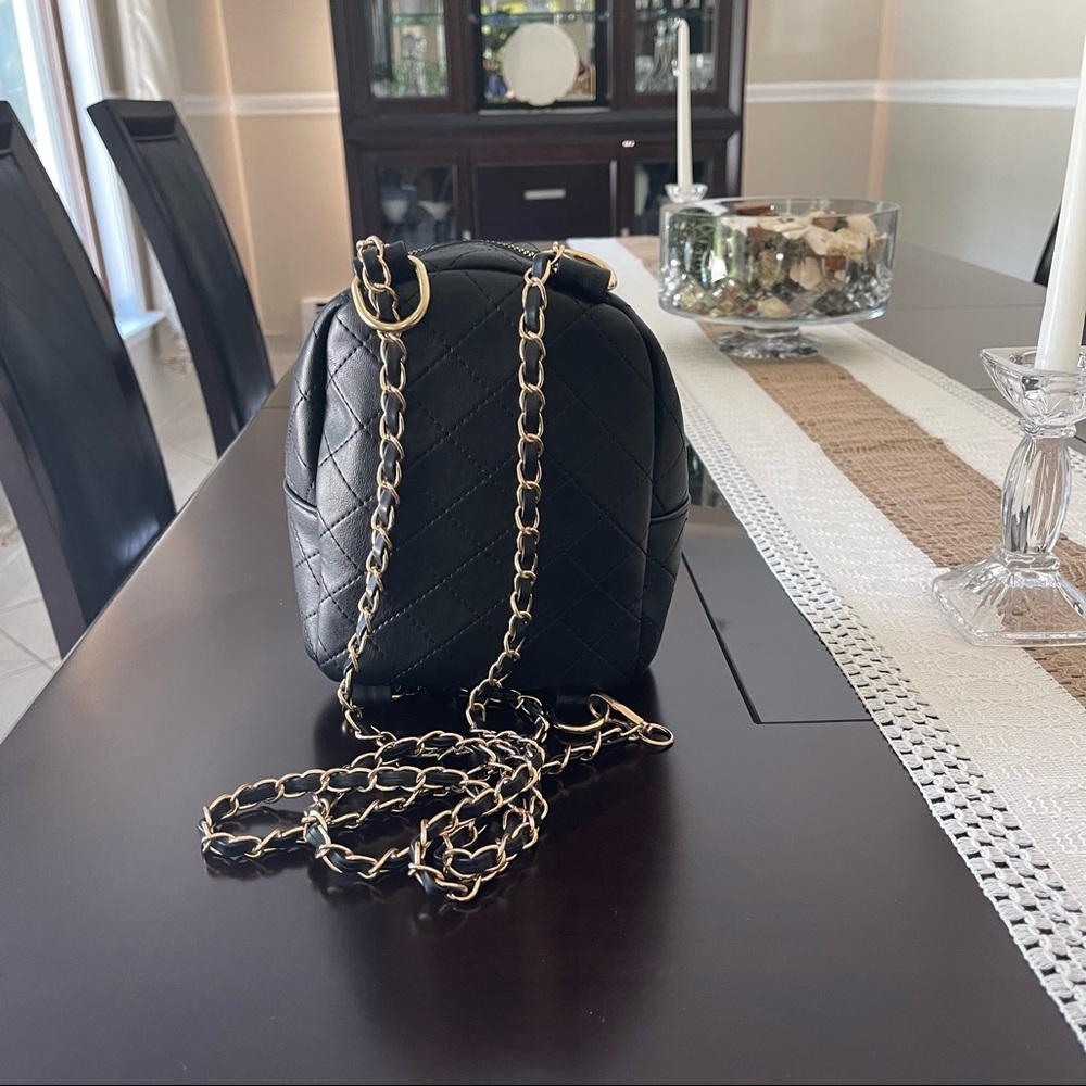 Black Mini Backpack - image 4